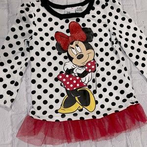 MINNIE MOUSE POLKA DOT TUTU SHIRT